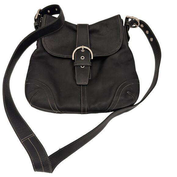 Coach Vintage Black SOHO Convertible Crossbody Satchel Shoulder Bag #9480 - Picture 1 of 11